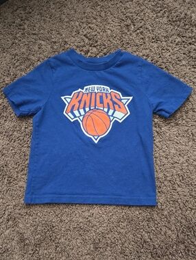 NY Knicks Toddler Blue Primary Logo T-Shirt